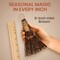 Cinnamon Broom 6" - Cinnamon Broomstick Scented 1 Pack -Mini Broom - Witches Broom Cinnamon Broomstick Decoration for Halloween